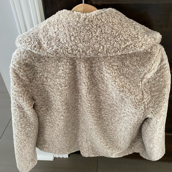 Sherpa short coat beige xs - Picture 2 of 5